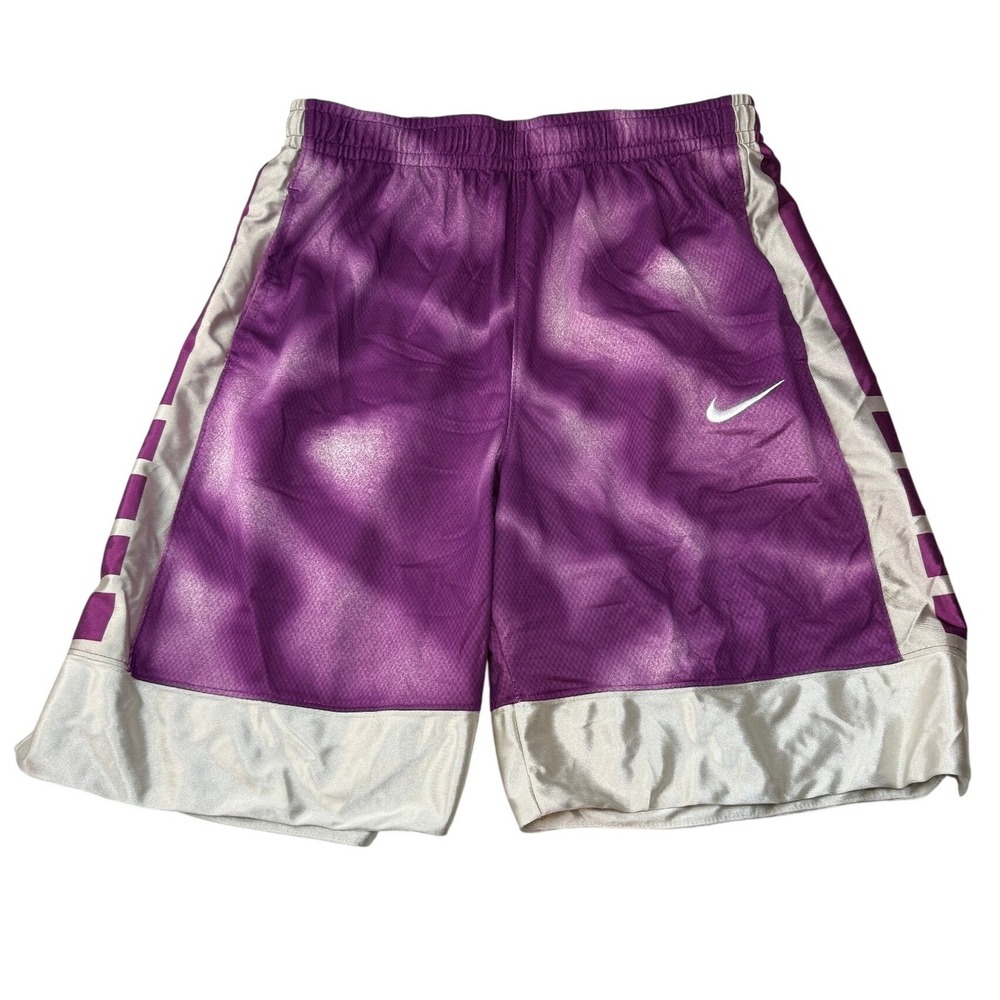 Nike Kids Dri-FIT Basketball Shorts Purple Loose Fit Boys Youth‎ XLarge New